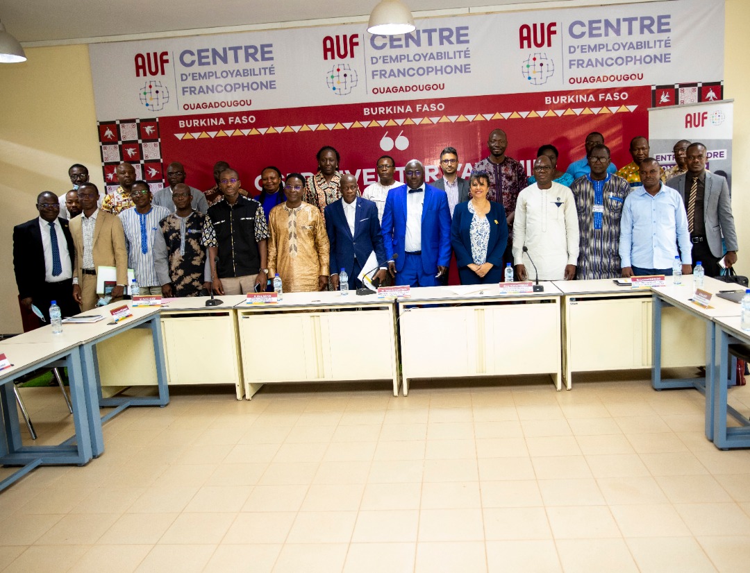 Agence universitaire de la Francophonie : lancement à l’Université Joseph KI-ZERBO de l’Atelier de co-construction du plan d’action du programme « Entreprendre » au Burkina Faso.