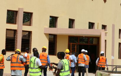 UJKZ : Visite de chantier, le Président KOBIANE propose des solutions pour la poursuite des travaux