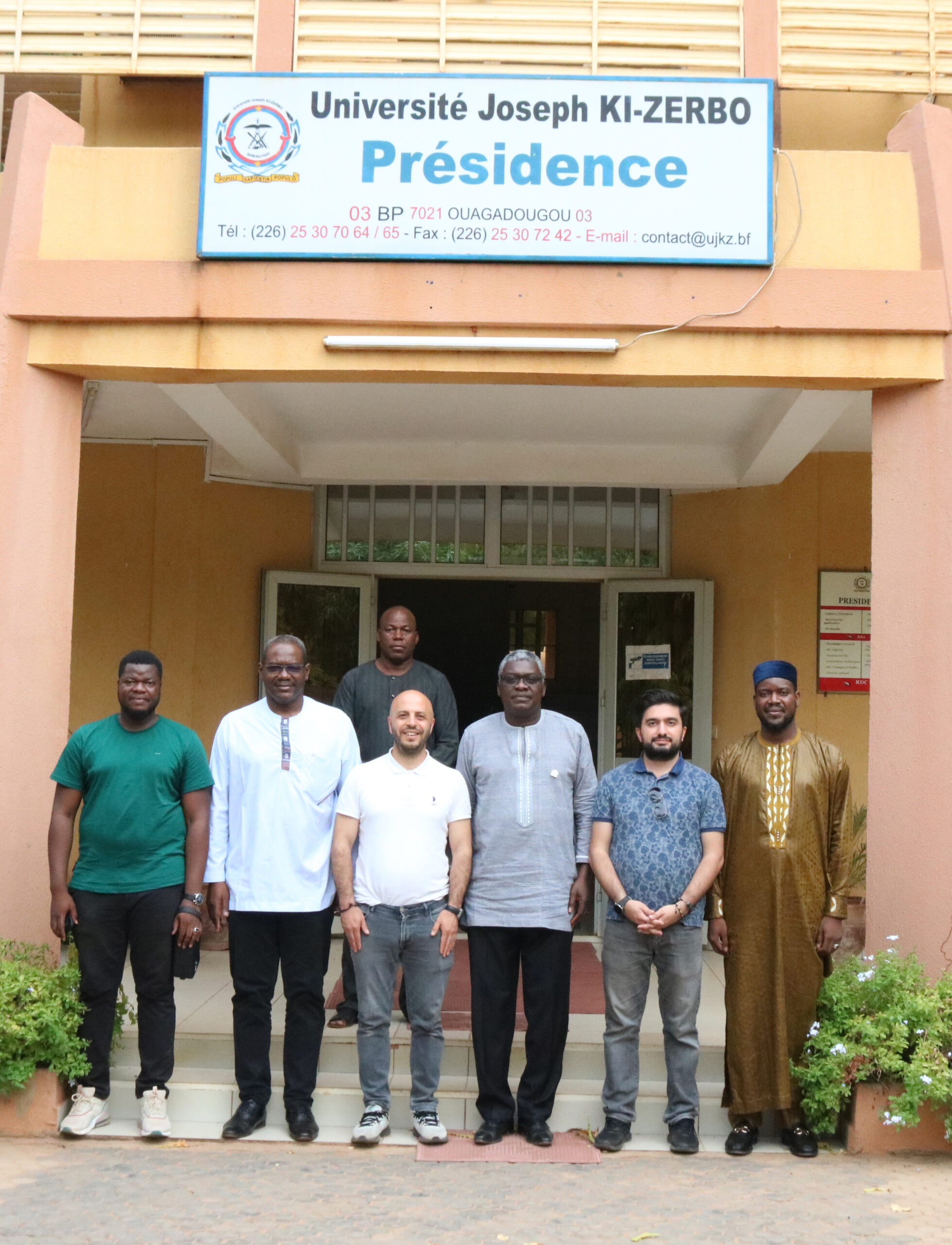 AUDIENCE : Dr Yunus TURHAN chez Pr KOBIANE pour une coopération universitaire entre le Centre des Affaires Africaines de Türkiye  et l’Université Joseph KI-ZERBO