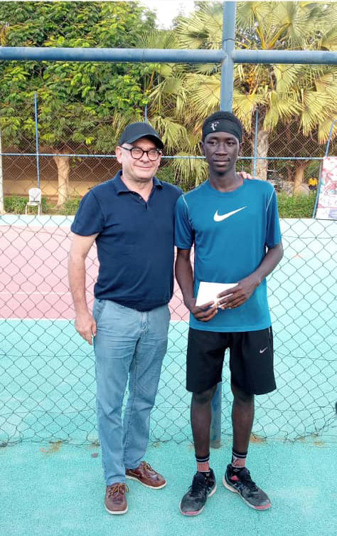 CHAMPIONNAT NATIONAL DE TENNIS 2024 : Guillaume SAWADOGO de l’UCO , vice-champion