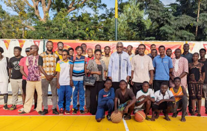 Plateau  basketball de l’UJKZ : le Président KOBIANE visite le  joyau