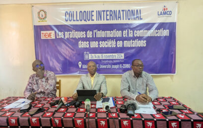 Colloque international sur les pratiques de l’Information et la communication : LAMCO/UJKZ annonce les couleurs