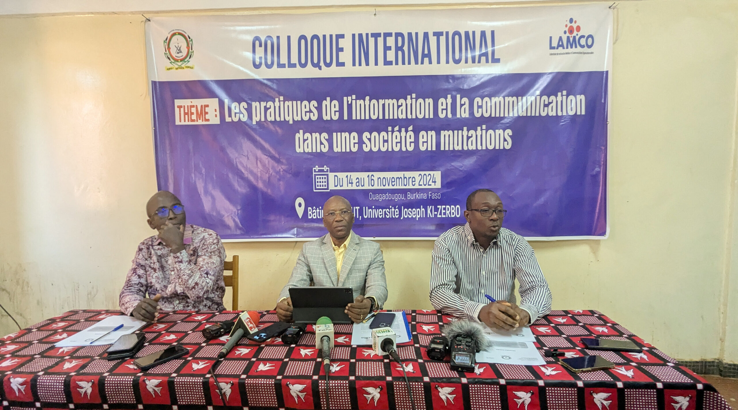 Colloque international sur les pratiques de l’Information et la communication : LAMCO/UJKZ annonce les couleurs